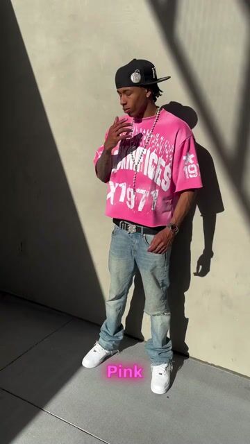 Retro short gradient five-quarter sleeve round neck T-shirt