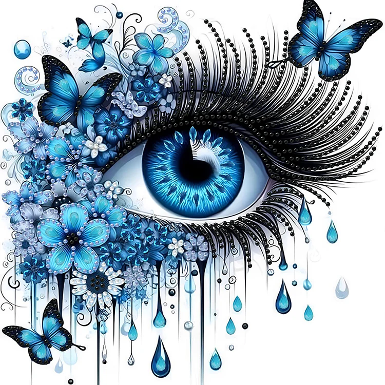 Partial Special-shaped Diamond Painting - Eye Of The Soul 30*30CM