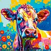 Diamond Painting -DIY Round Drill Highland Yak(40x40cm)