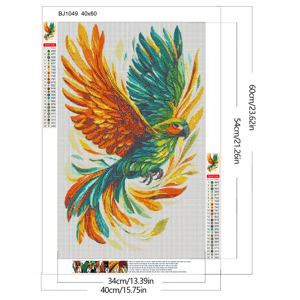 Diamond Painting - Full Round Drill - Macaw(Canvas|40*60cm)