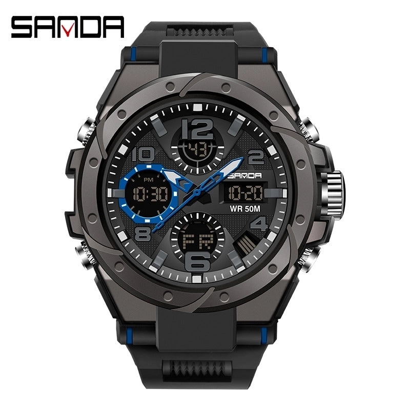 Modern Style Solid Color Electronic Men’s Watches