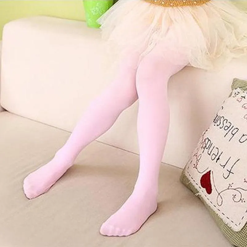 2019 Brand New Hot Kids & Adults Convertible Tights Dance Stocking Ballet Pantyhose Candy Color Solid  Ballet Dance Tights