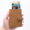 Aluminum Alloy Anti-theft Card Holder Anti-magnetic Automatic Pop-up Card Holder