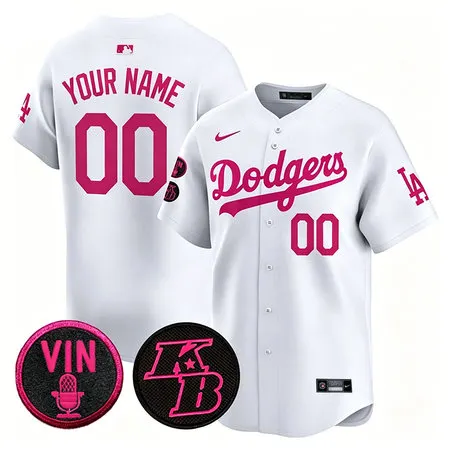 Youth Los Angeles Dodgers White 2026 Mother's Day Vapor Premier Limited Stitched Baseball Custom Jersey