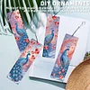 8Pcs Pfau - 5d DIY Handwerk Lesezeichen