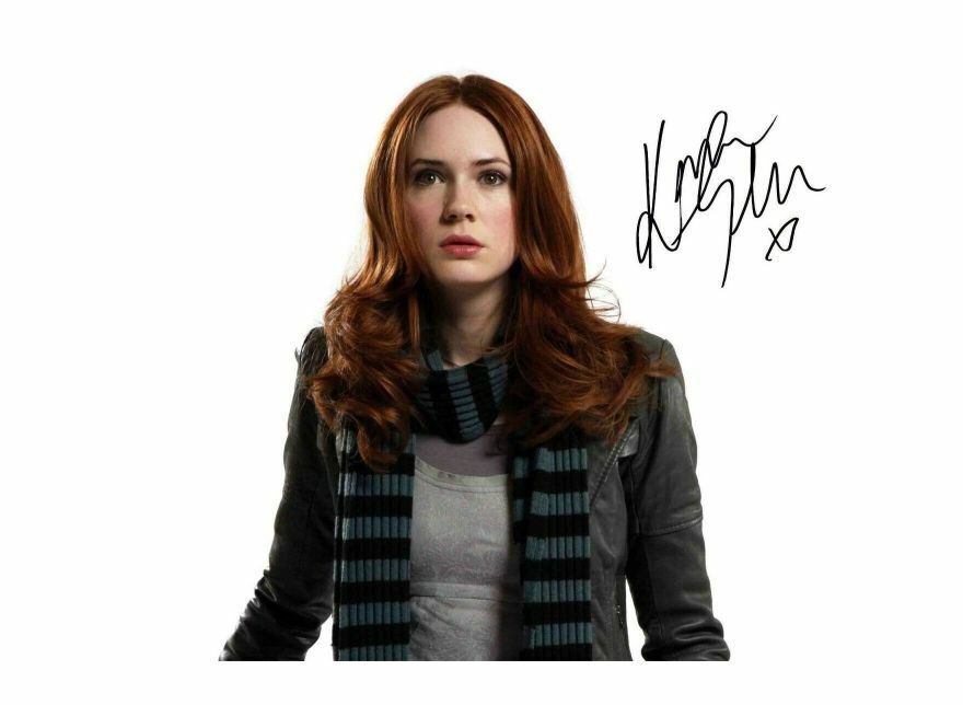 KAREN GILLAN AUTOGRAPH SIGNED PP Photo Poster painting POSTER