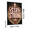 DIY Pearl Painting Stay Strong for Home Wall Decor with Frame(30x40cm)