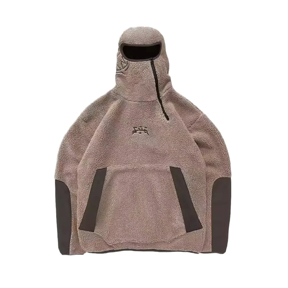 Athvotar Athvotar Velvet Coat Plus Thick Jacket Warm Hoodie Hooded Loose Jacket