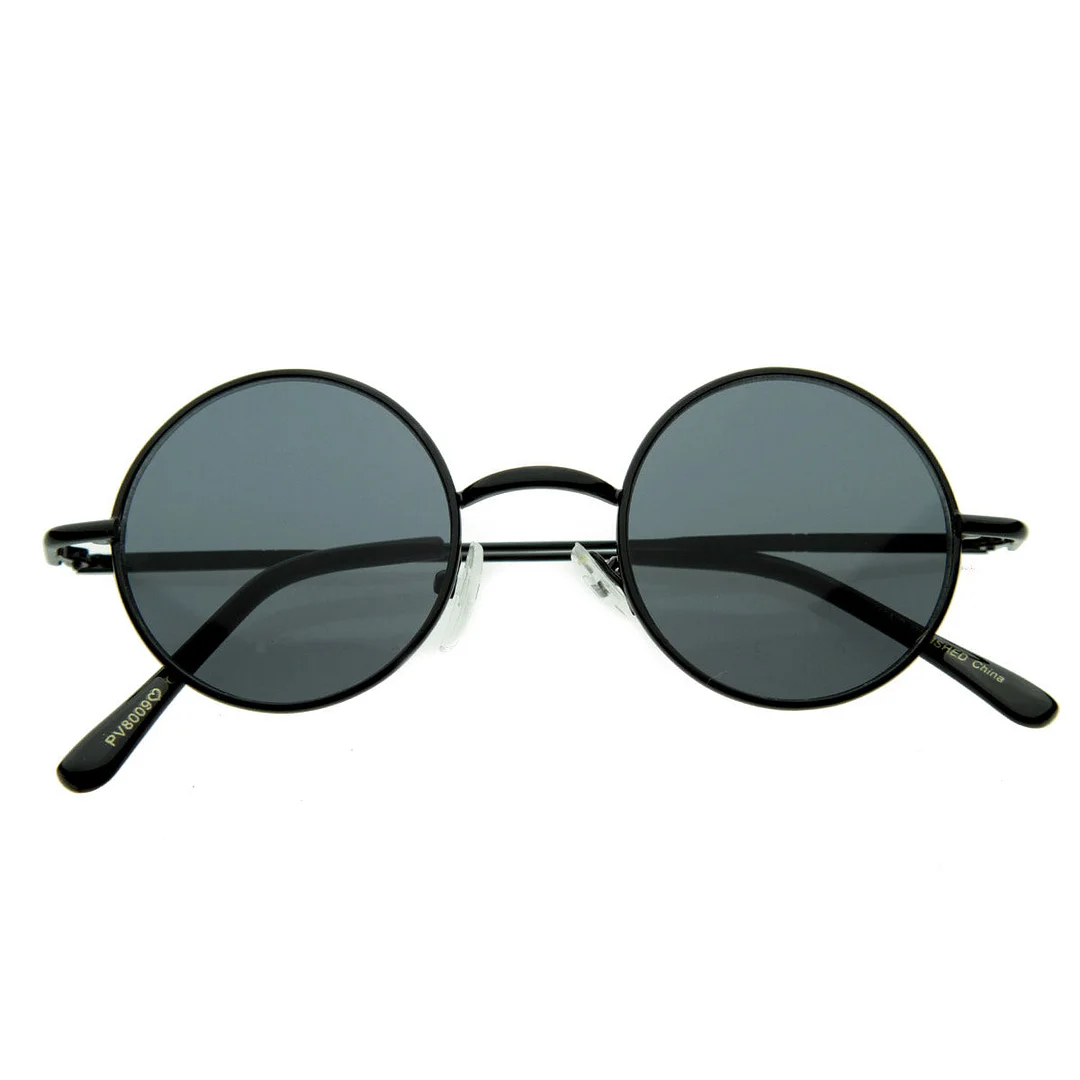 Small Retro-Vintage Style Lennon Inspired Round Metal Circle glasses