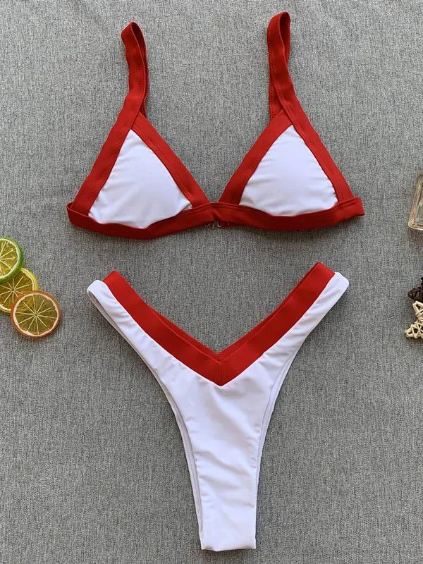 Sexy Triangle Top Beach Bikinis Swimwear