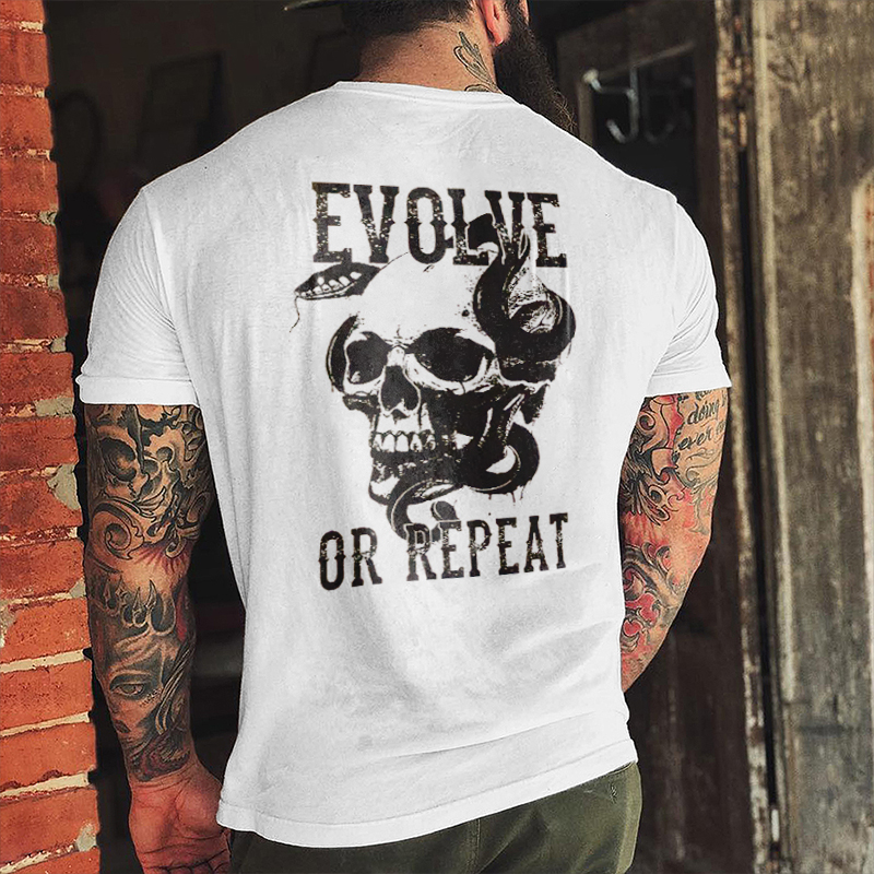 Livereid Evolve Or Repeat Printed Men's T-shirt - Livereid