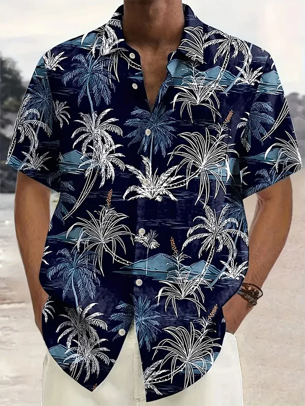 Hawaii West Coast Holiday Style Short Sleeves
