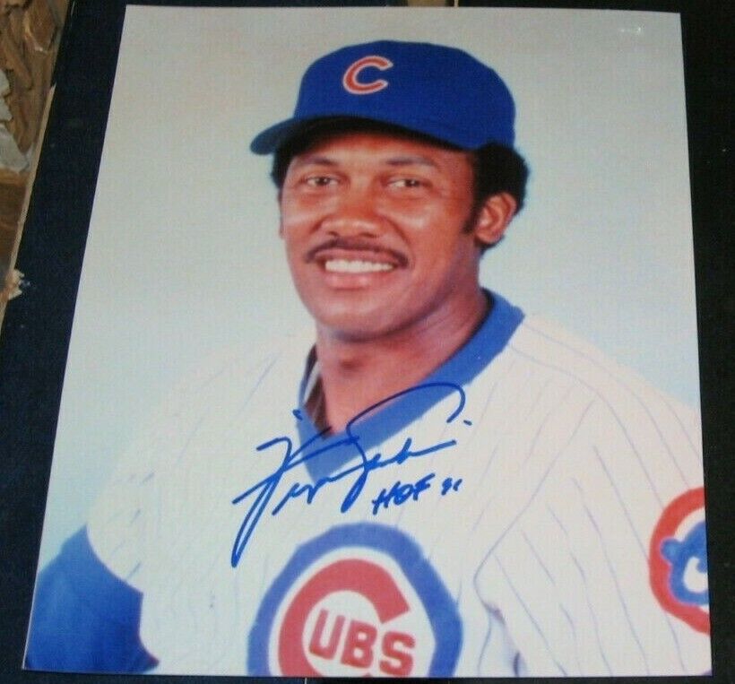 Fergie Jenkins Chicago Cubs SIGNED AUTOGRAPHED 8x10 Photo Poster painting COA Baseball MLB HOF