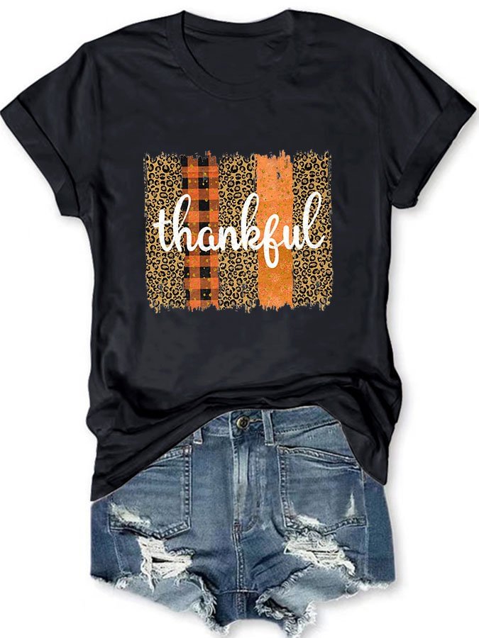 Casual Printed Short Sleeve T-Shirt