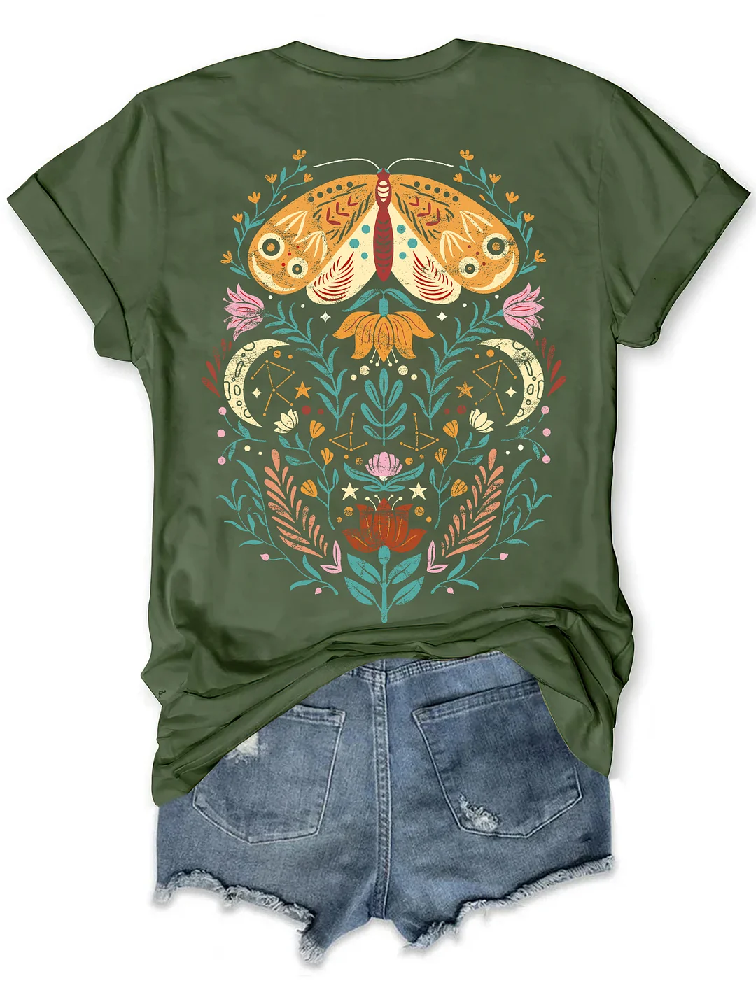 Celestial Moth Butterfly T-shirt