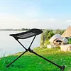 Folding Moon Chairs Footrest Telescopic Leg Rest Camping Chair Kit for Outdoor