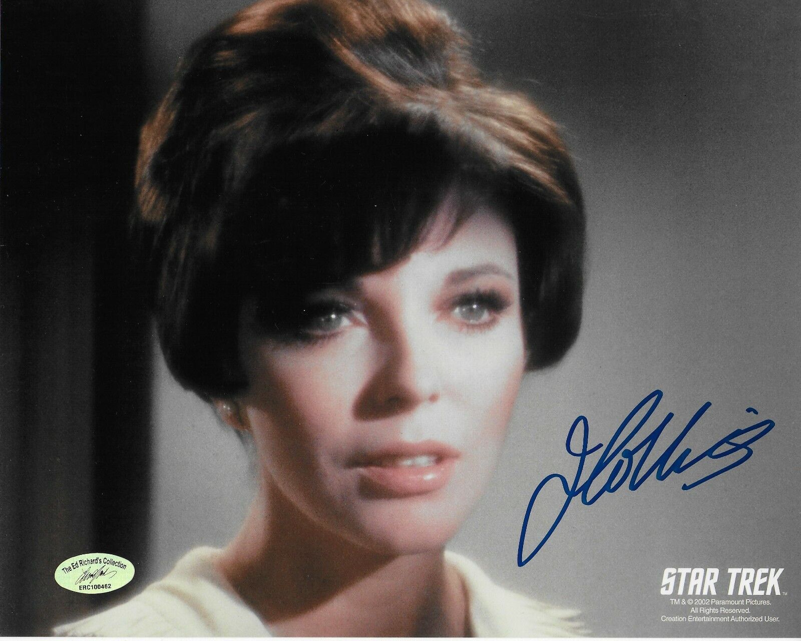 Joan Collins Star Trek Original Autographed 8X10 Photo Poster painting #2 w/Ed Richard COA