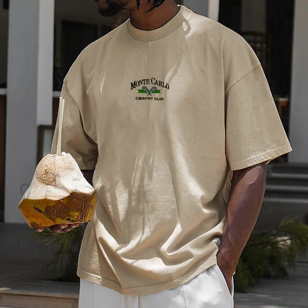 Men's Vintage Print Relaxed Oversized T-Shirt