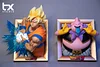 Dragon Ball Decoration Flame Series Son Goku & Fat Buu with LED - Dragon Ball - tx Studio