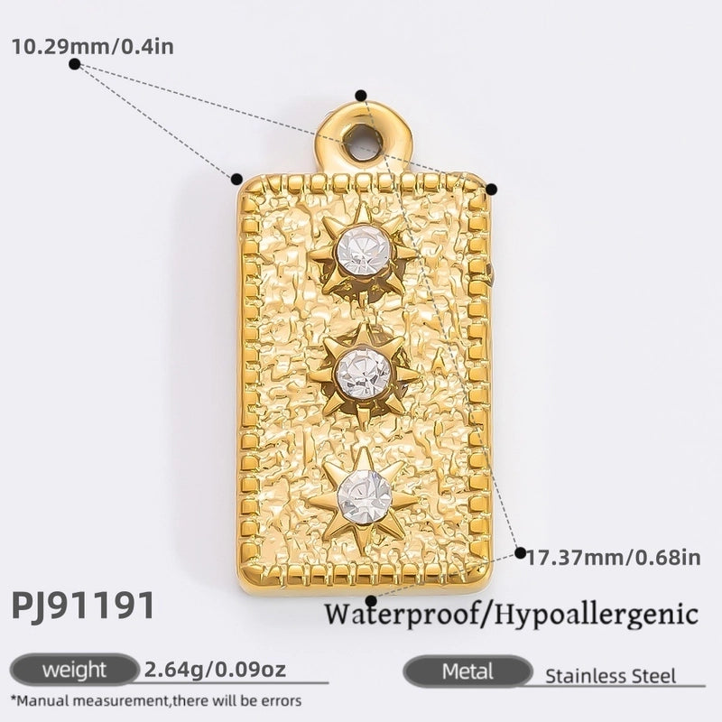 1 Piece 304 Stainless Steel Devil’s Eye Conch Heart Shape Jewelry Accessories Pendant