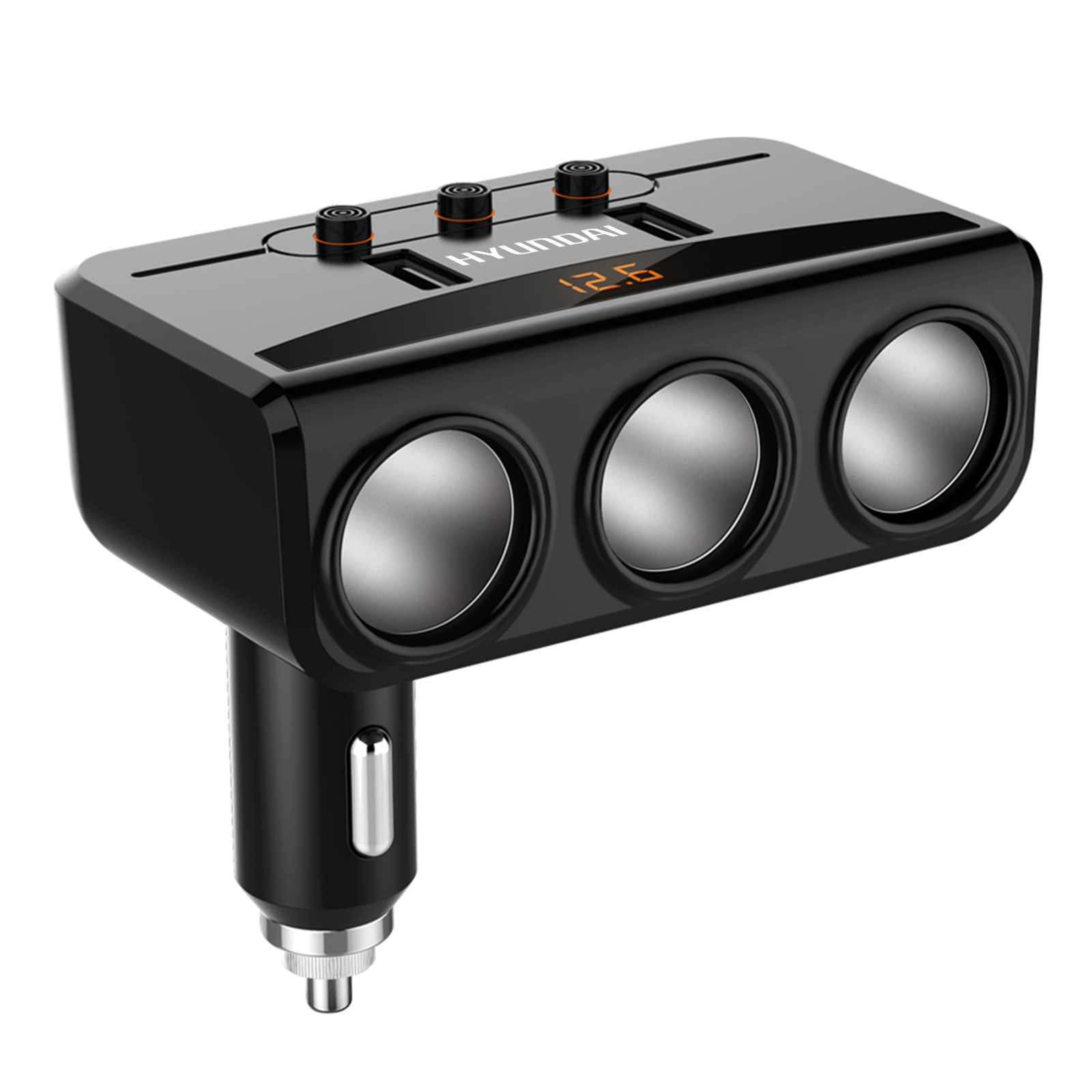 

Cigarette Lighter, Dual USB Car Charger Adapter, 3 Socket Lighter Splitter, 501 Original
