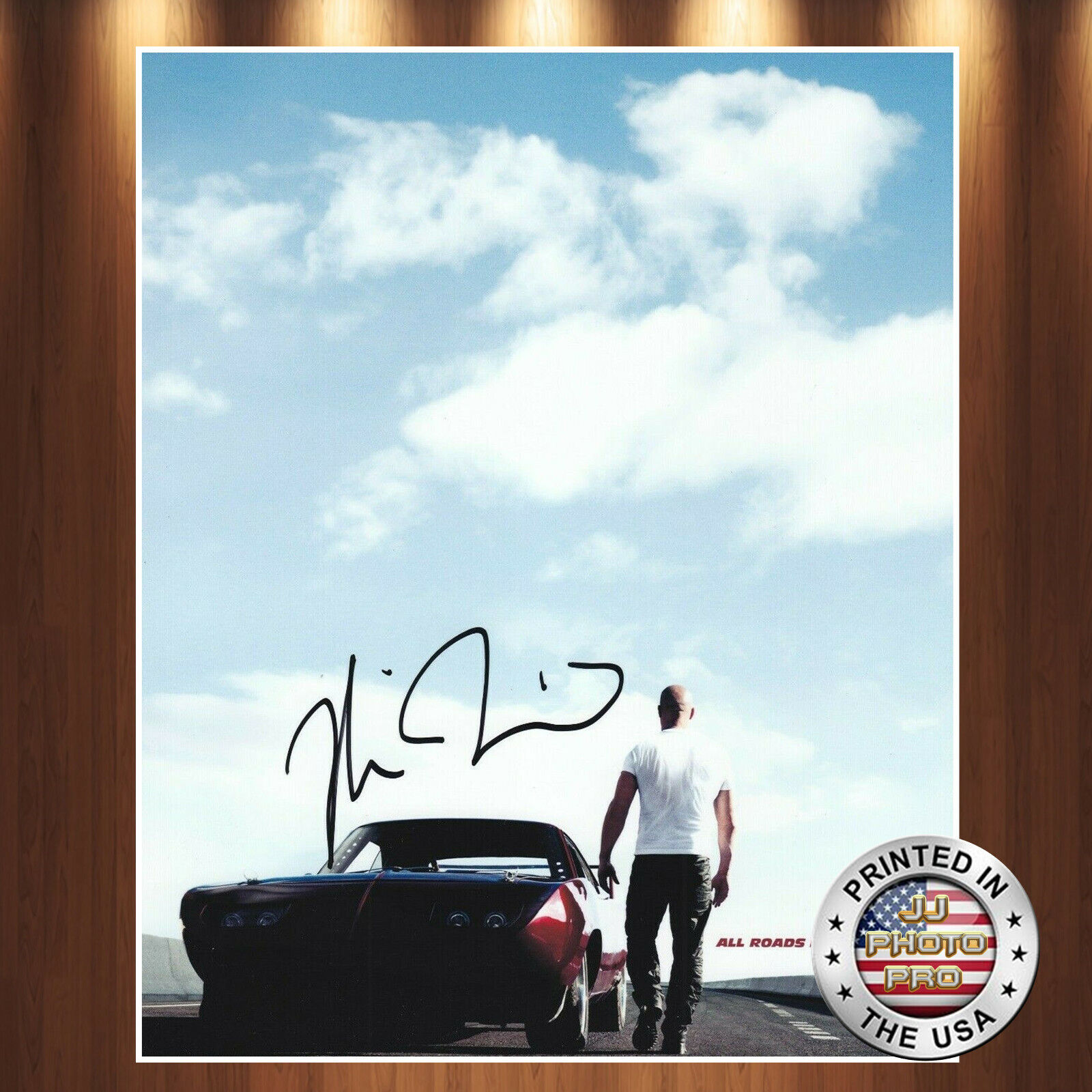 Vin Diesel Autographed Signed 8x10 Photo Poster painting (Fast and Furious) REPRINT