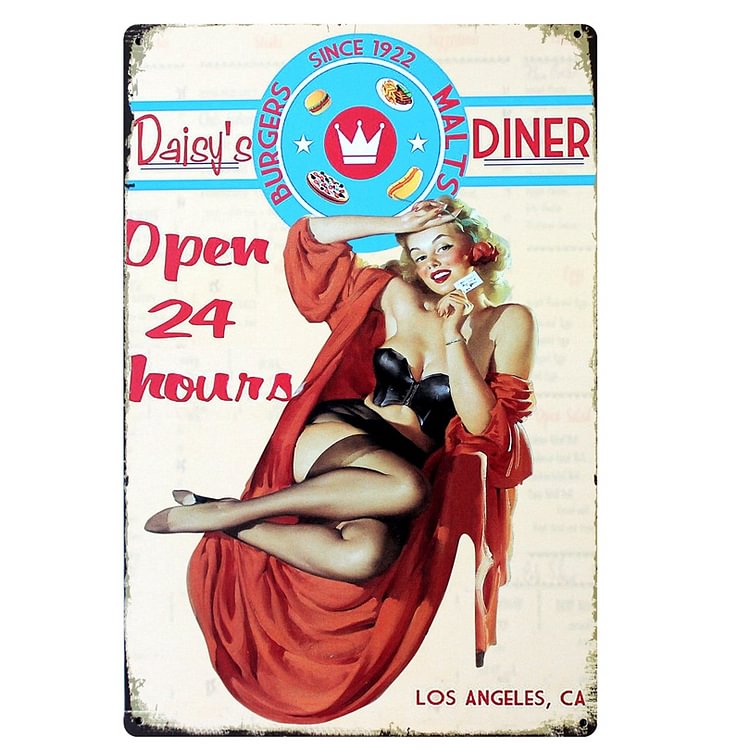 【20*30cm/30*40cm】Magic Girl Playing Card - Vintage Tin Signs/Wooden Signs