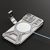 Metal Frame iPhone 15 Pro Case with 67mm Filter Adapter for Video Equipment Phone Stabilizer