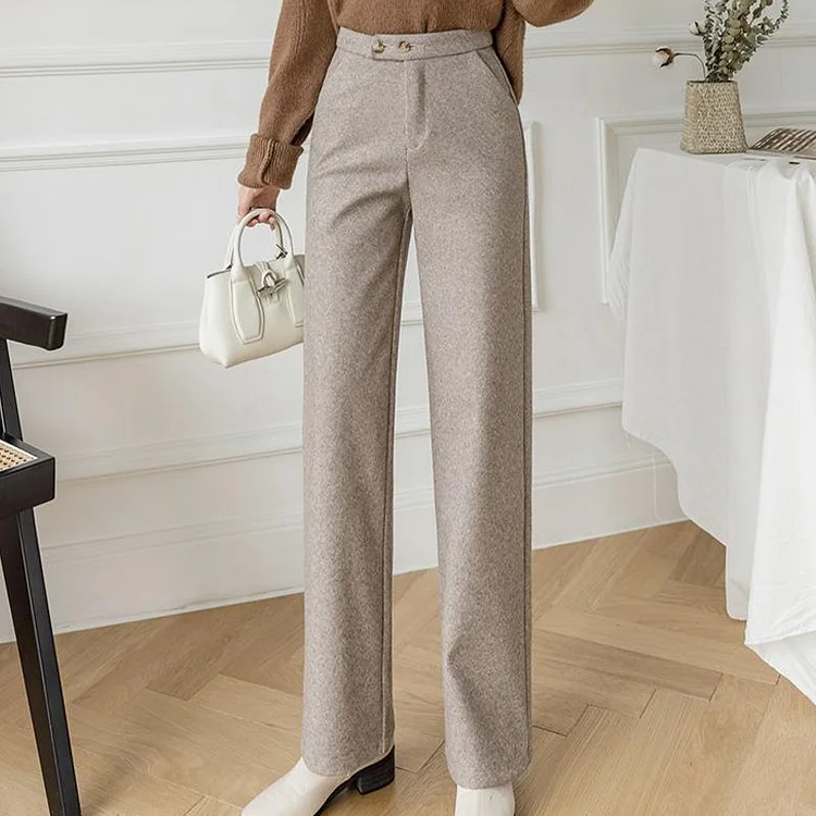 Mid-weight Casual Shift Pants QueenFunky