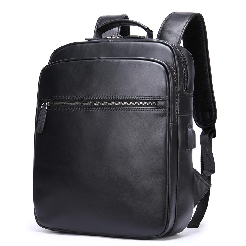 Mens Large Capacity Travelling School Backpacks With USB Charging Port
