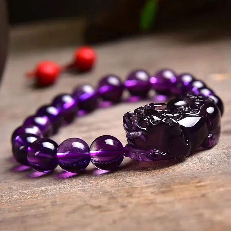 Feng Shui Amethyst Fortune Wealth Bracelet