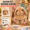 Custom Pet Diamond Painting Kit &ndash; Personalized 5D Art from Your Photo