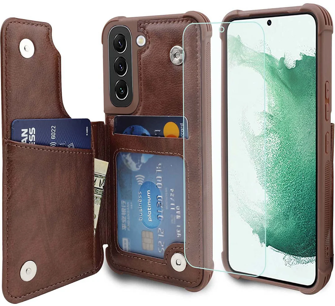 VANAVAGY Wallet Case for Galaxy s23+ Plus