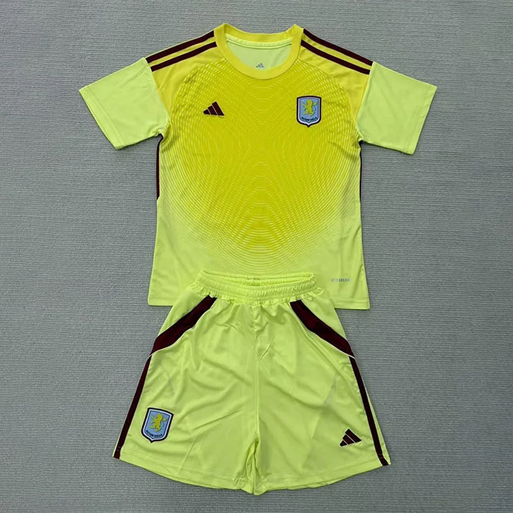 Kids Aston Villa 25/26 GK  Football Jersey
