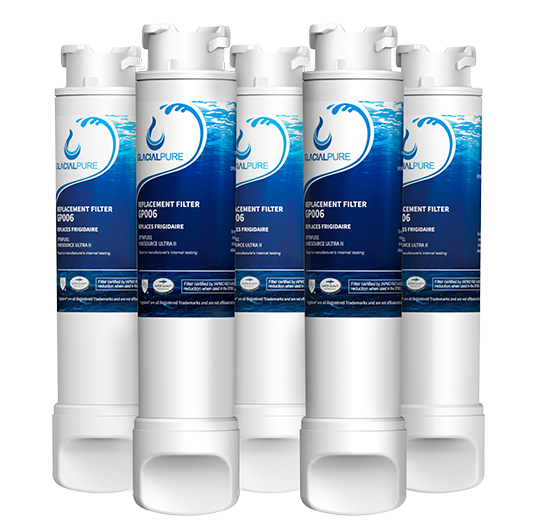 GlacialPure Replacement For Frigidaire EPTWFU01 Water Filter 5 Packs