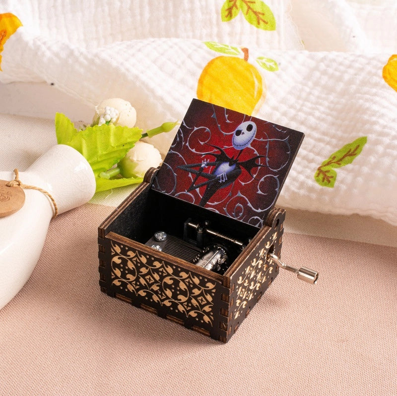 Halloween Vintage Style Pumpkin Letter Cat Wood