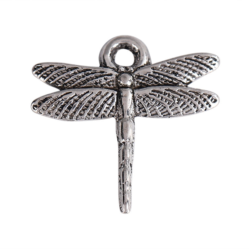 50 PCS/Package 17 * 16mm 20*16mm 21*20mm Alloy Dragonfly Pendant Jewelry Accessories