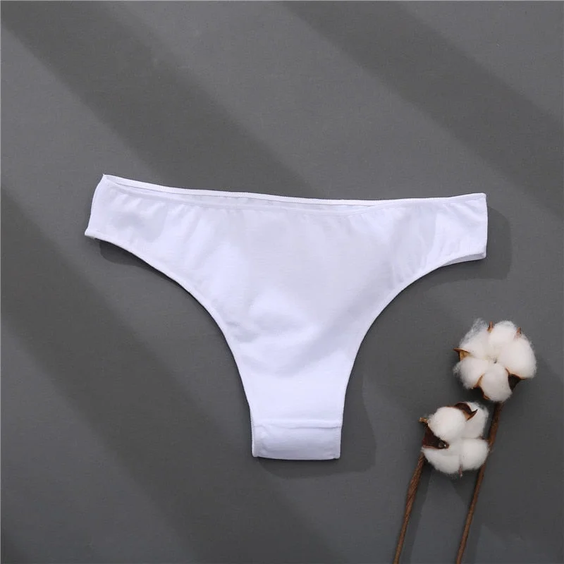 New Cotton Women's Panties Low Waist Female Underpants Briefs Cotton Underwear Sexy Lingerie G-String Girl Pantys M-XXL