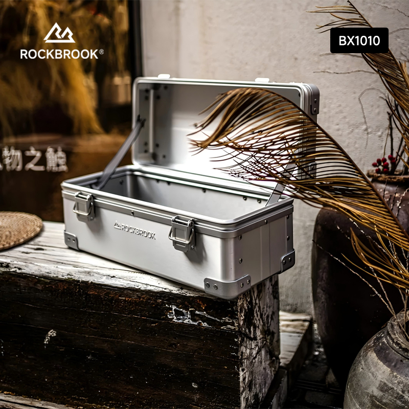 ROCKBROOK BX1010S 30L Small Aluminium Storage Case with Handle 