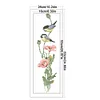 Bird Flower - 9CT Partial Beaded Cross Stitch Kit(16x53cm)