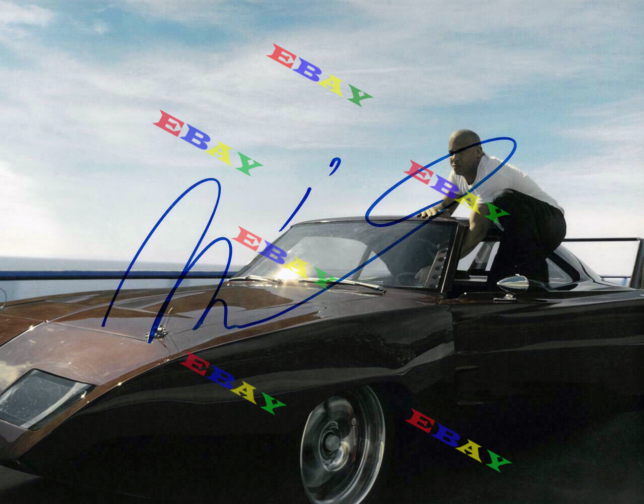 Vin Diesel Fast & Furious Autographed Signed Photo Poster painting Reprint