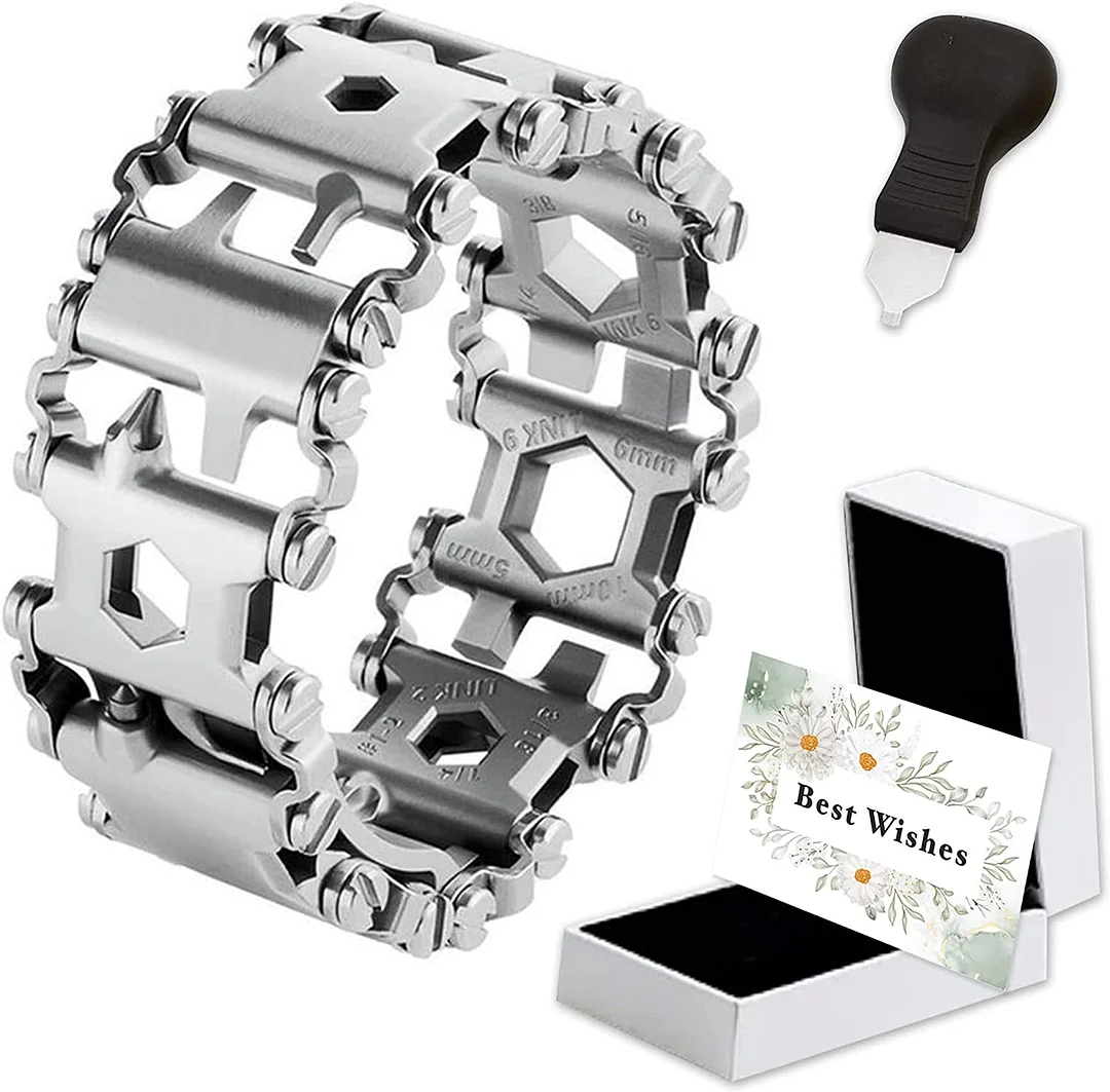 29 in 1 Bracelet Tool, Multifunctional Tool Bracelet Accessories