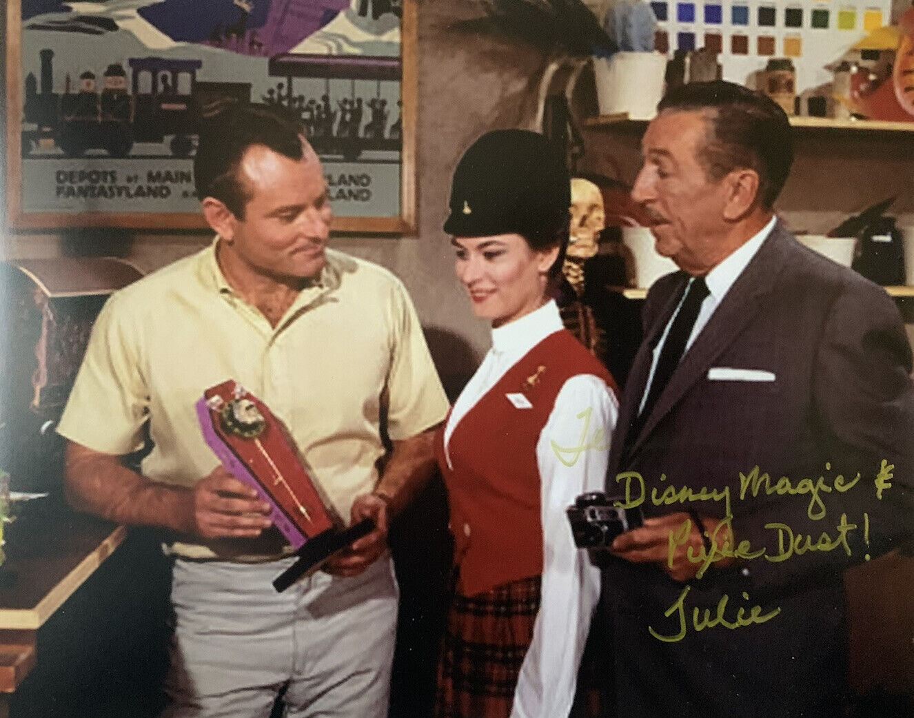 JULIE REIHM CASALETTO HAND SIGNED 8x10 Photo Poster painting DISNEY AMBASSADOR AUTOGRAPH COA