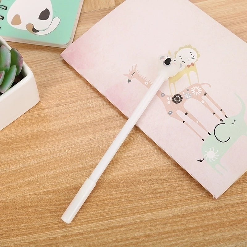 1 Piece Cartoon Class Learning Plastic Cute Gel Pen