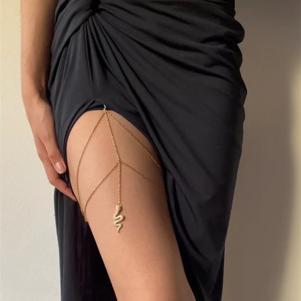 Gold Snake Leg Chain