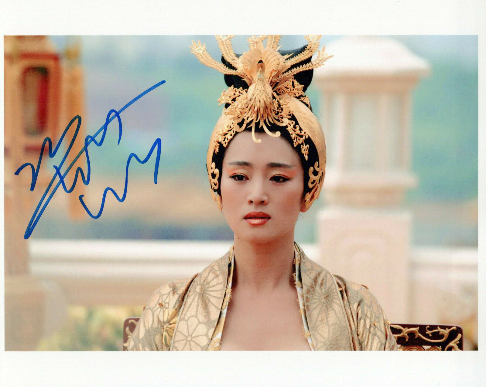 Gong Li Curse Of The Golden Flower autographed Photo Poster painting signed 8x10 #1 Emp Phoenix