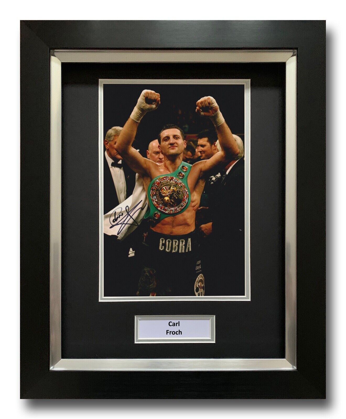 CARL FROCH HAND SIGNED FRAMED Photo Poster painting DISPLAY BOXING AUTOGRAPH 1