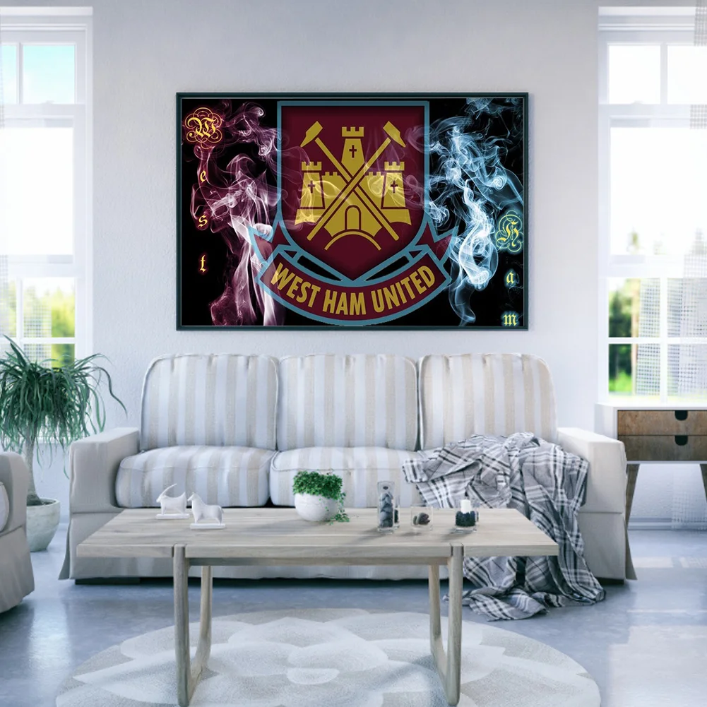 Diamond Painting - Full Round Drill - West Ham United(40*30cm)