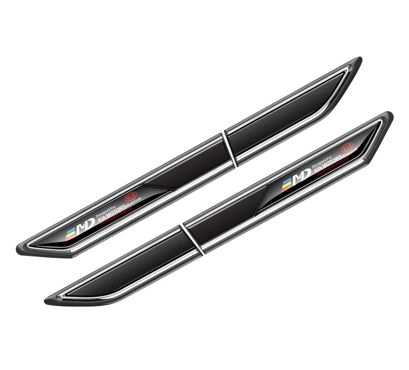 Car protective metal car stickers, side emblems, and exterior trim