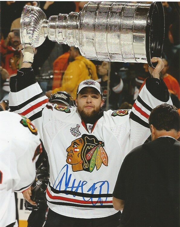 Chicago Blackhawks Antti Niemi Stanley Cup Signed Autographed 8x10 Photo Poster painting COA